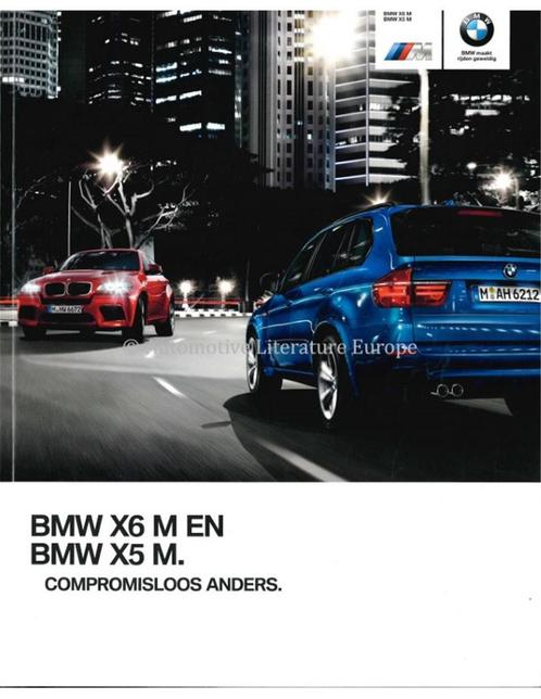 2012 BMW X5 M & X6 M BROCHURE NEDERLANDS, Boeken, Auto's | Folders en Tijdschriften, Ophalen of Verzenden