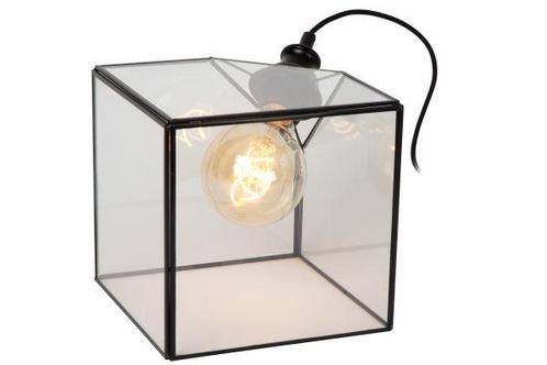 Lucide DAVOS - Tafellamp - 1xE27 - Transparant -, Maison & Meubles, Lampes | Lampes de table, Envoi