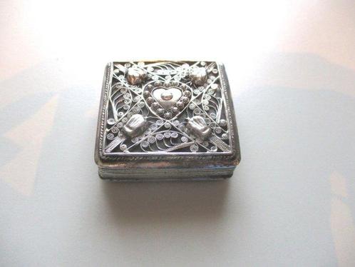 Simon Gaillard Jacz, Schoonhoven (1855-1903) - Boîte à, Antiek en Kunst, Antiek | Zilver en Goud