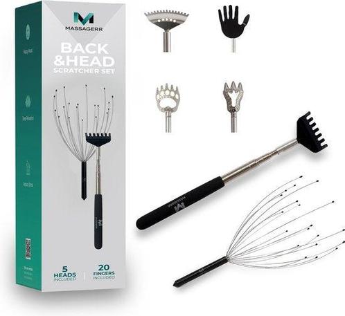 Tweedekans | Massagerr® Hoofd & Rug Krabber Set - 5-in-1, Huis en Inrichting, Bureaus, Ophalen of Verzenden