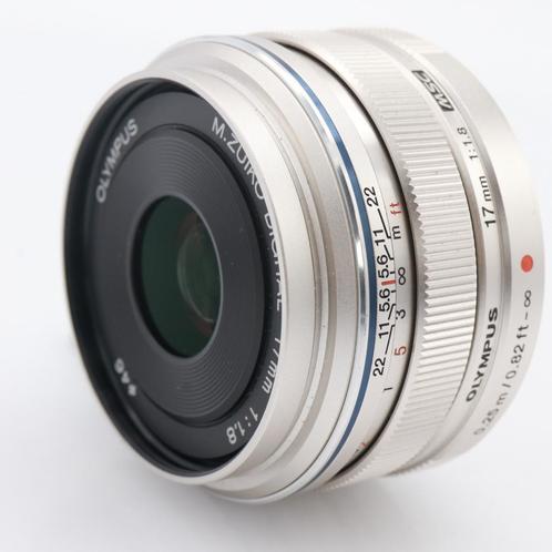 Olympus M.Zuiko Digital 17mm F/1.8 zilver | Tweedehands, Audio, Tv en Foto, Foto | Lenzen en Objectieven, Zo goed als nieuw, Verzenden