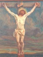 Emile Rommelaere (1873-1961) - Crucifixon, Antiek en Kunst, Kunst | Schilderijen | Klassiek