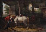 Willem Johann Jacobus Boogaard (1842-1888) - Paarden in de