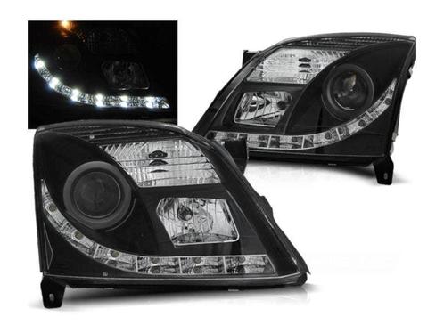 LED DRL Xenon koplampen Black geschikt voor Opel Vectra C, Auto-onderdelen, Verlichting, Nieuw, Opel, Verzenden