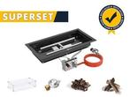 GoFire SUPERSET inbouwbrander rechthoek 56 x 28 | Flexibel, Tuin en Terras, Vuurtafels, Verzenden, Nieuw