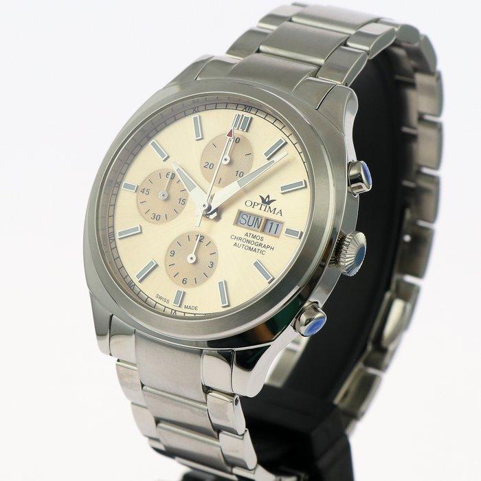 Optima - ATMOS Valjoux automatic - OSAC449-SS-44 - Heren -, Handtassen en Accessoires, Horloges | Heren