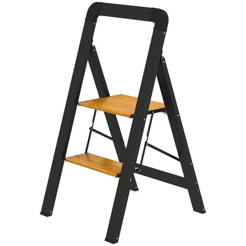 TRUUSK Opstapje Vouwtrap Met 2 Treden - Staande Ladder Met H, Doe-het-zelf en Bouw, Overige Doe-Het-Zelf en Bouw, Verzenden