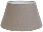 2dekans | Light & Living - Lampenkap DARK LINEN - 25x18x14cm, Huis en Inrichting, Ophalen of Verzenden, Nieuw