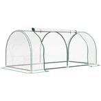 Broeikas Met Deur 200x100x80cm, Kweekbak Van Staal En PVC Vo, Verzenden, Nieuw