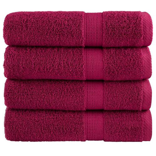 vidaXL Handdoeken SOLUND 4 st 600 g/m² 50x100 cm, Huis en Inrichting, Badkamer | Badtextiel en Accessoires, Nieuw, Verzenden