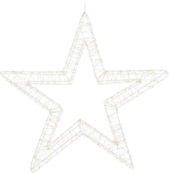 2dekans | Luca Lighting Ster Hangend met Warm Witte LED, Diversen, Kerst, Ophalen of Verzenden