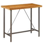 vidaXL Table de bar Teck recyclé massif 120x58x106 cm, Huis en Inrichting, Verzenden