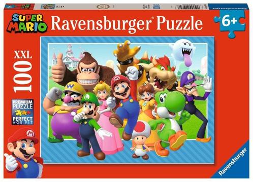 Super Mario Lets-a-Go! Puzzel XL (100 stukken), Verzamelen, Film en Tv, Ophalen of Verzenden