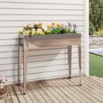 vidaXL Plantenbak 100,5x40,5x90 cm gegalvaniseerd staal, Tuin en Terras, Verzenden, Nieuw