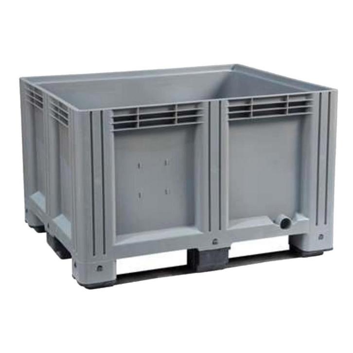 Palletbox kunststof 120x100x76cm gesloten 3-sledes nieuw, Doe-het-zelf en Bouw, Kratten en Dozen, Ophalen of Verzenden