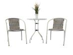 MaxxGarden Bistroset grijs 3dlg (Tuinset, Tuinmeubelen), Tuin en Terras, Ophalen of Verzenden, Nieuw