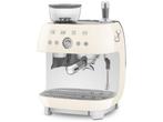 Smeg EGF03CREU - Espressomachine met bonenmaler - 19 bar, Verzenden, Zo goed als nieuw