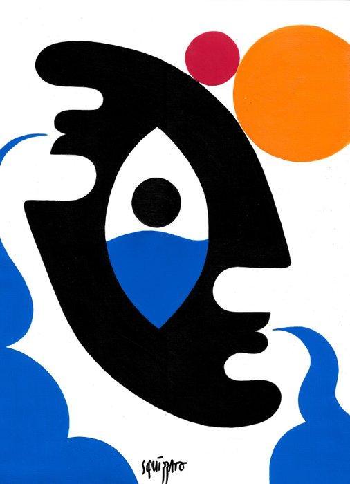 Antony Squizzato - Submersion sentimentale, Antiquités & Art, Art | Peinture | Moderne