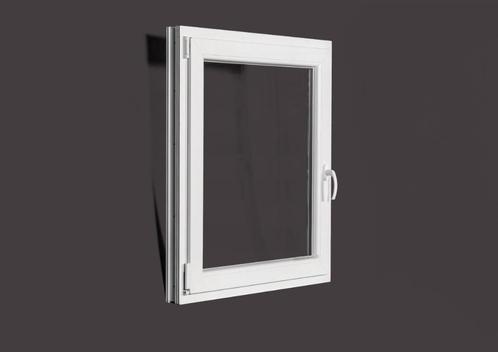 PVC raam draai kiep b90xh100 cm wit, Doe-het-zelf en Bouw, Glas en Ramen, Dubbelglas, Nieuw, Gevelraam of Ruit, 80 tot 120 cm