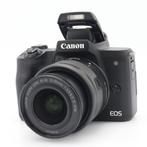 Canon EOS M50 mark II + EF-M 15-45mm f/3.5-6.3 IS STM |, Verzenden, Zo goed als nieuw
