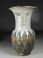 Jules GUERIN (1919-1999) - Vase -  grand feu  - Grès - Vase, Antiquités & Art