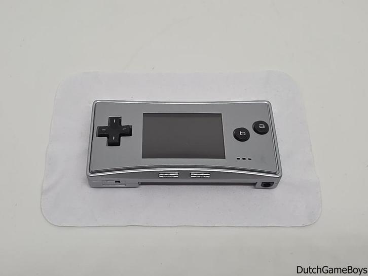 Gameboy Advance / GBA Micro - Console - Silver, Games en Spelcomputers, Spelcomputers | Nintendo Game Boy, Gebruikt, Verzenden