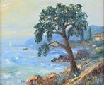 M. Lallemand XXe - Bord de mer, Antiek en Kunst, Kunst | Schilderijen | Klassiek