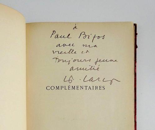 Signé ; Francis Carco - Complémentaires [EO sur vélin avec, Antiek en Kunst, Antiek | Boeken en Manuscripten
