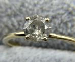 Zonder Minimumprijs - Ring - 14 karaat Geel goud - 0.99ct., Handtassen en Accessoires, Ringen, Nieuw
