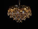 Kroonluchter - Kristal, Messing - Lustre tranen, Antiek en Kunst
