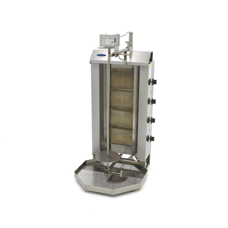Shoarma Grill - 4 Branders - 50 Kg Vlees - Gas, Zakelijke goederen, Horeca | Keukenapparatuur, Nieuw in verpakking, Verzenden