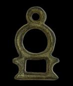 Keltisch Bronzen amulet. Uitstekende staat. (Zonder