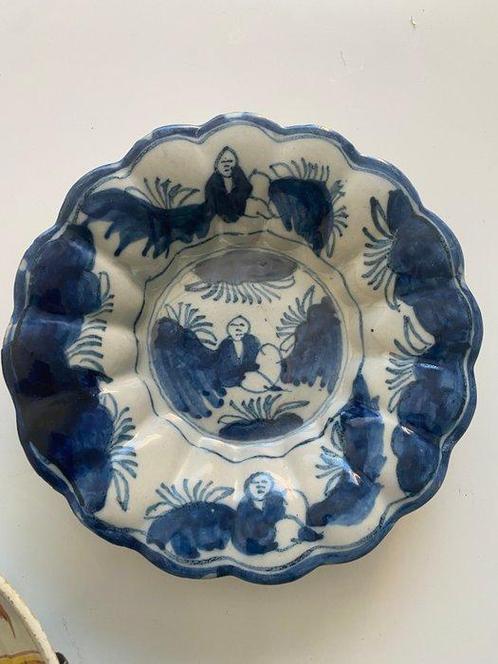 Antiek Delfts - Bord (3) - Aardewerk - Delfts borden, Antiek en Kunst, Antiek | Glaswerk en Kristal