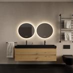 Badkamermeubelset Gliss Design Milan Met Lako Mat Zwarte, Doe-het-zelf en Bouw, Ophalen of Verzenden, Nieuw, Bad