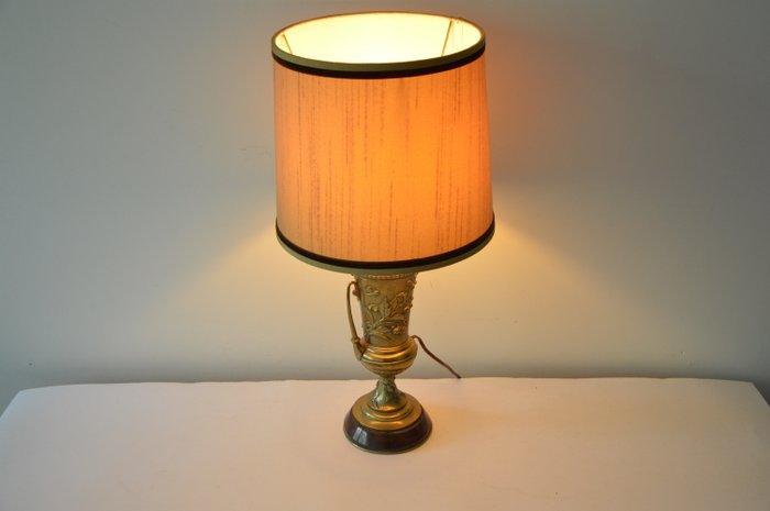 Lampe de table - Lampe à calice de style Empire - Laiton,, Antiek en Kunst, Curiosa en Brocante