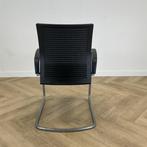 vergaderstoel Ahrend, groene/zwarte stoffering - grijze, Huis en Inrichting, Stoelen, Gebruikt, Zwart, Eén