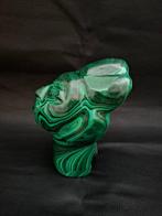 sculptuur, Malachiet object - 15.5 cm - Malachiet, Steen