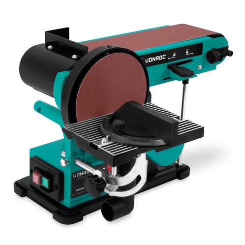 Band- en schijfschuurmachine 350W | Incl. schuurpapier, Doe-het-zelf en Bouw, Gereedschap | Schuurmachines, Nieuw, Verzenden