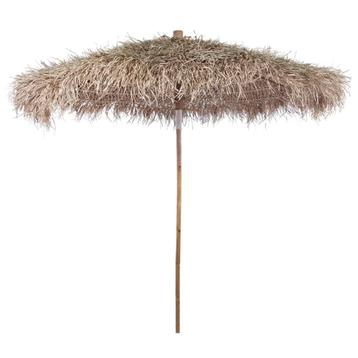 vidaXL Parasol van bamboe met dak van bananenbladeren 210 cm, Verzenden