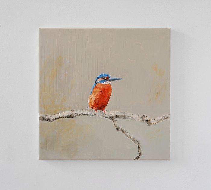 Matthieu van Riel - Kingfisher, Antiek en Kunst, Kunst | Schilderijen | Modern