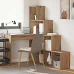 vidaXL Hoekbureau artisanaal eikenkleurig 101.5 x 149.5 x, Huis en Inrichting, Verzenden, Nieuw