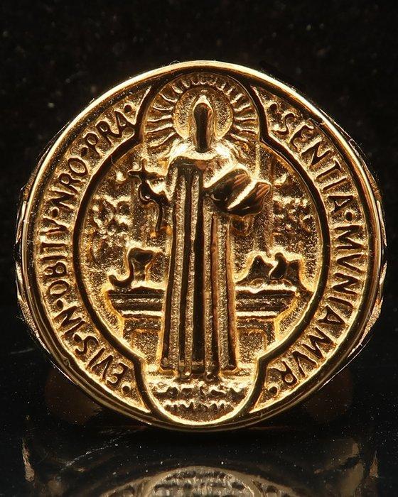 Chevalière dExorcisme de Saint Benoît: Verdrijving van het, Antiek en Kunst, Antiek | Boeken en Manuscripten