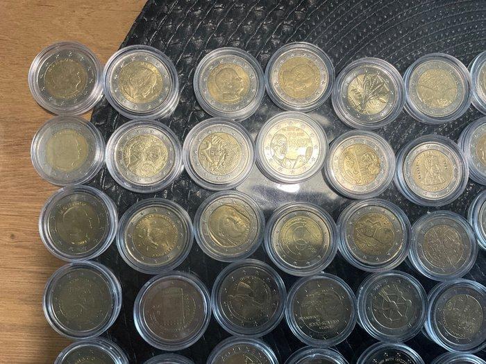Europa. 2 Euro Various Years (60 monnaies) (Zonder, Postzegels en Munten, Munten | Europa | Euromunten