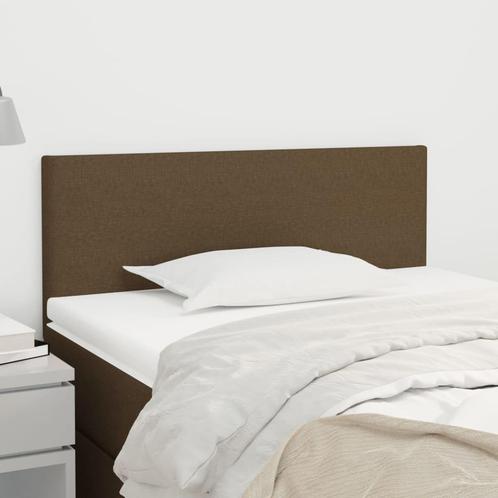 vidaXL TÃªte de lit Marron FoncÃ© 90x5x78/88 cm Tissu, Maison & Meubles, Chambre à coucher | Lits, Neuf, Envoi