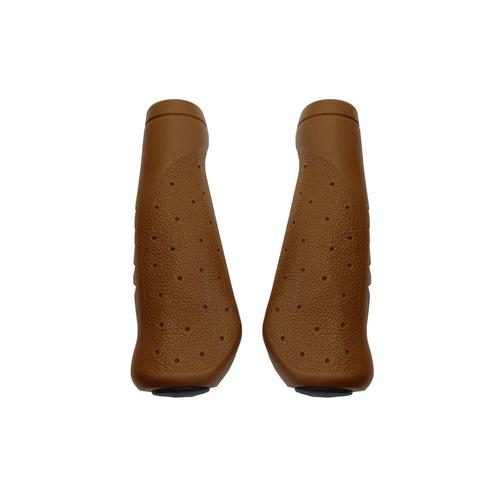 Bruine handvatten set (Tijdelijk iets andere uitvoering), Fietsen en Brommers, Fietsonderdelen, Nieuw, Verzenden