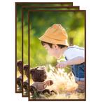 vidaXL Collage de cadres photo 3 pcs de table Bronze, Verzenden