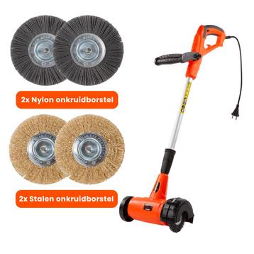 Kibani elektrische onkruidborstel 400 WATT - Inclusief 4