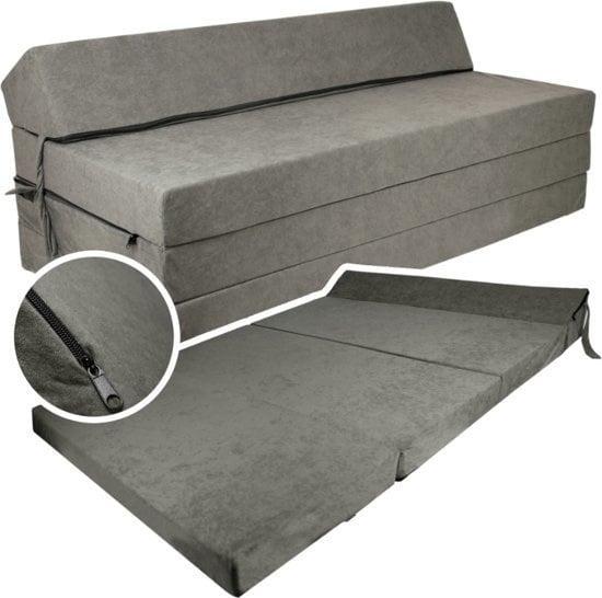 Logeermatras Grijs 10cm | Retour Deal | SUPER PRIJS, Huis en Inrichting, Slaapkamer | Matrassen en Bedbodems, 120 cm, 200 cm, Nieuw