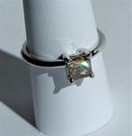 Bague - 14 carats Or blanc -  1.03ct. tw. Jaune mixte