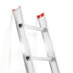 Gebruikte Enkel rechte ladder 8 treden, Doe-het-zelf en Bouw, Ophalen of Verzenden, Gebruikt